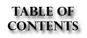 Table of Contents